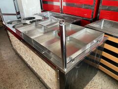 8 Tepsi 4 Çorbalık Benmari Yemek Tezgahı
