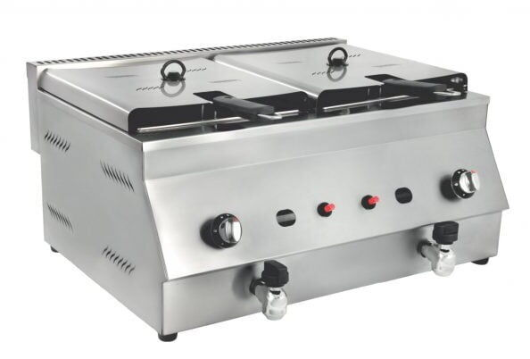 Oninox Gazlı Fritöz 9+9 Litre Profesyonel