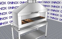 Kebap-Et Pişirme Ocağı Kömürlü 120 cm