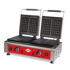 Empero EMP.WF.020 Çiftli 4 Gözlü Waffle Makinesi 4400 W