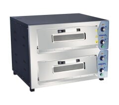 Çift Katlı Pizza Fırını 52x52