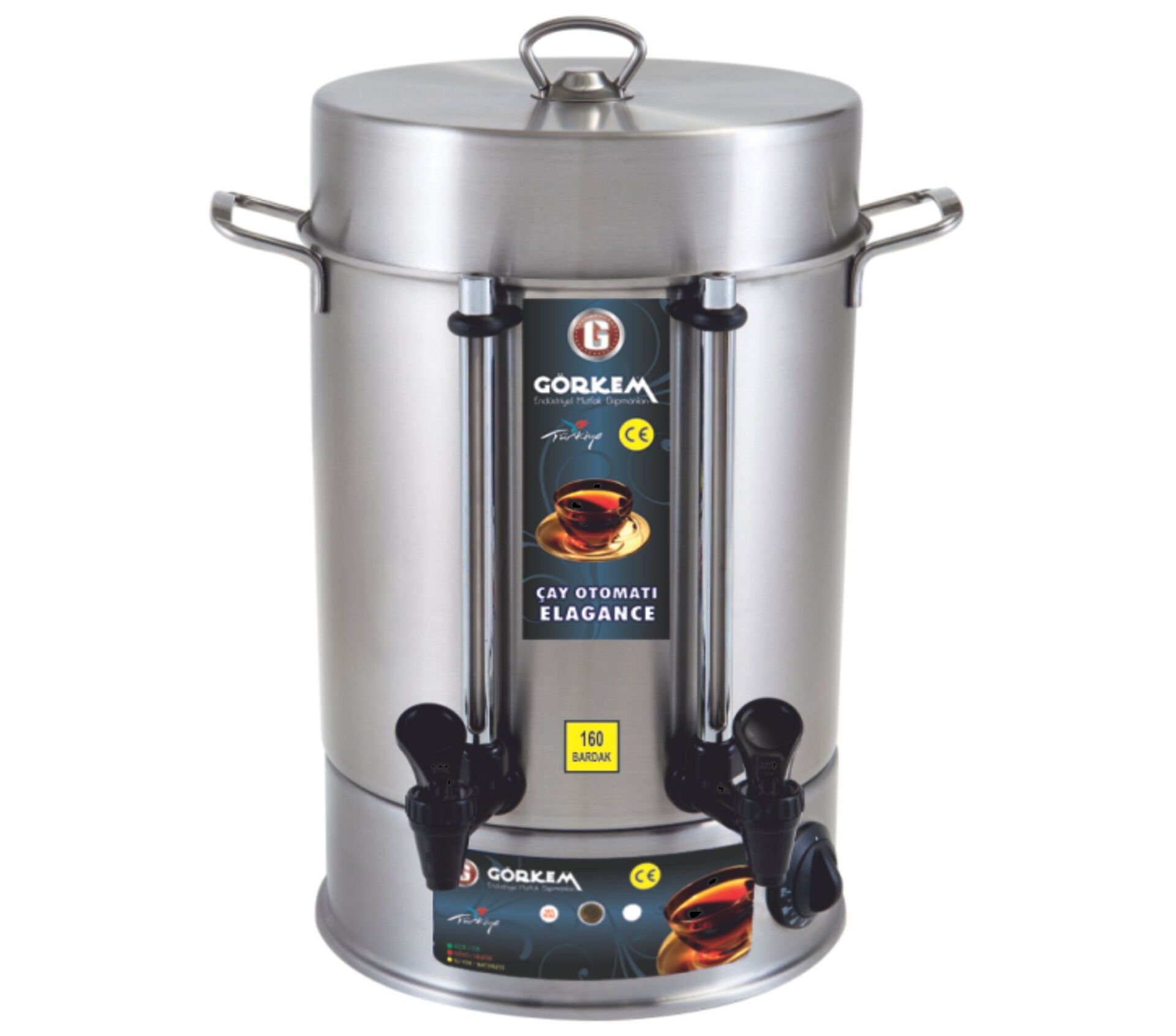Görkem 40 Bardak Çay Semaver | Profesyonel Çay Otomatı