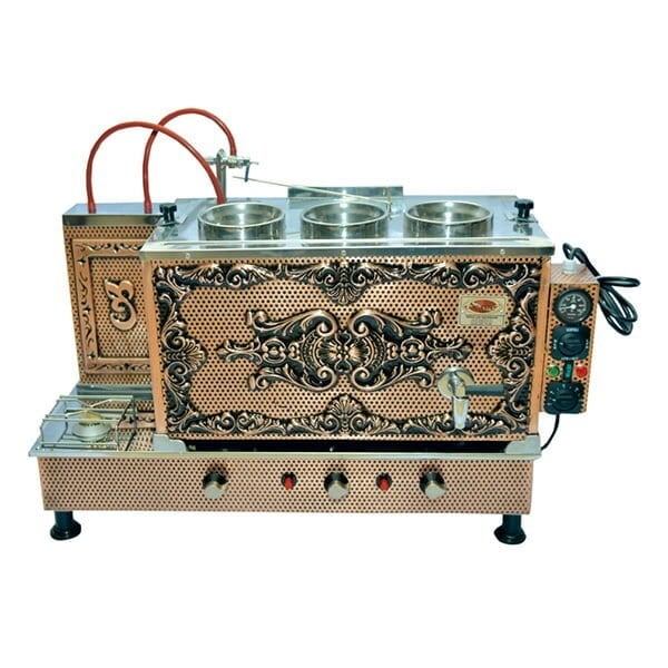 3 Demlikli Çay Kazanı