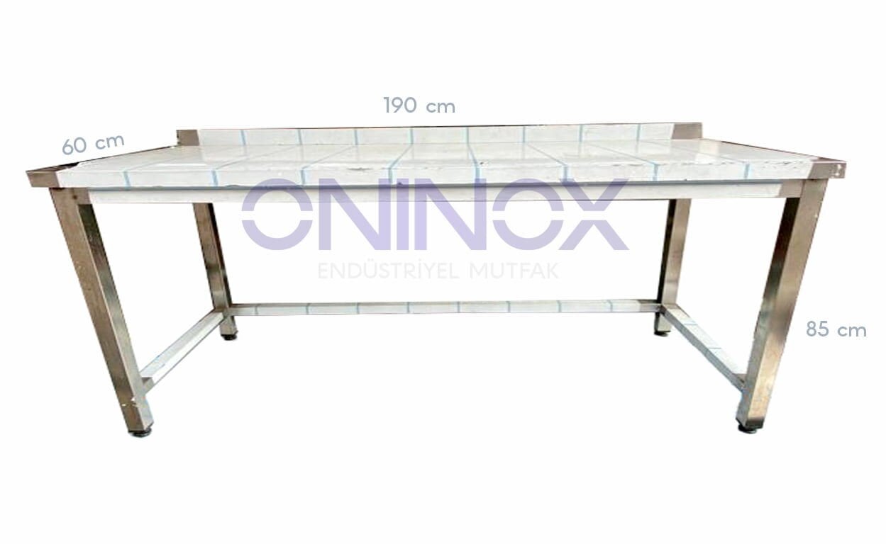 Krom Çalışma Tezgahı 190 cm