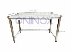 Krom Çalışma Tezgahı 140 cm