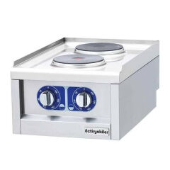 Öztiryakiler 600 Seri Elektrikli Set Üstü Ocak 2 Gözlü OSOE 4060