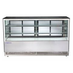 Pasta-Tatlı Dolabı 200 cm | Profesyonel Soğutmalı Pasta ve Tatlı Teşhir Vitrini