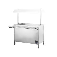 Salat bar Tezgahı 100 cm | Profesyonel Soğuk Servis ve Teşhir