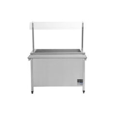 Salat bar Tezgahı 100 cm | Profesyonel Soğuk Servis ve Teşhir