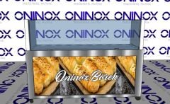 Börek-Poğaça Tezgahı 200 cm | Profesyonel Sıcak Teşhir ve Servis