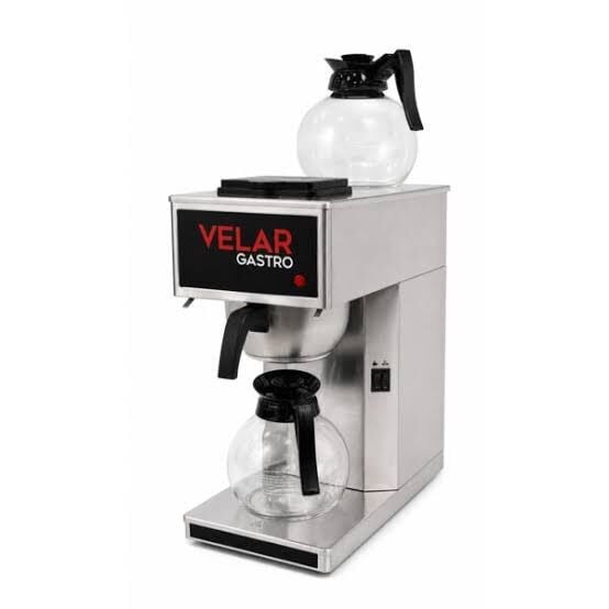 Velar FCM-02 1.8 L Çift Potlu Filtre Kahve Makinesi
