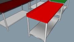 Polietilen Kesim Tahtası Tezgahı 120 cm