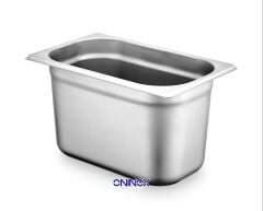 Öztiryakiler Gastronom Küvet GN 1/4 40 mm Paslanmaz Çelik 1 Lt