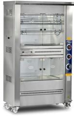 Pimak 60 Tavuk Kapasiteli Piliç Çevirme Makinesi Gazlı