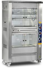 Pimak 48 Tavuk Kapasiteli Piliç Çevirme Makinesi Gazlı