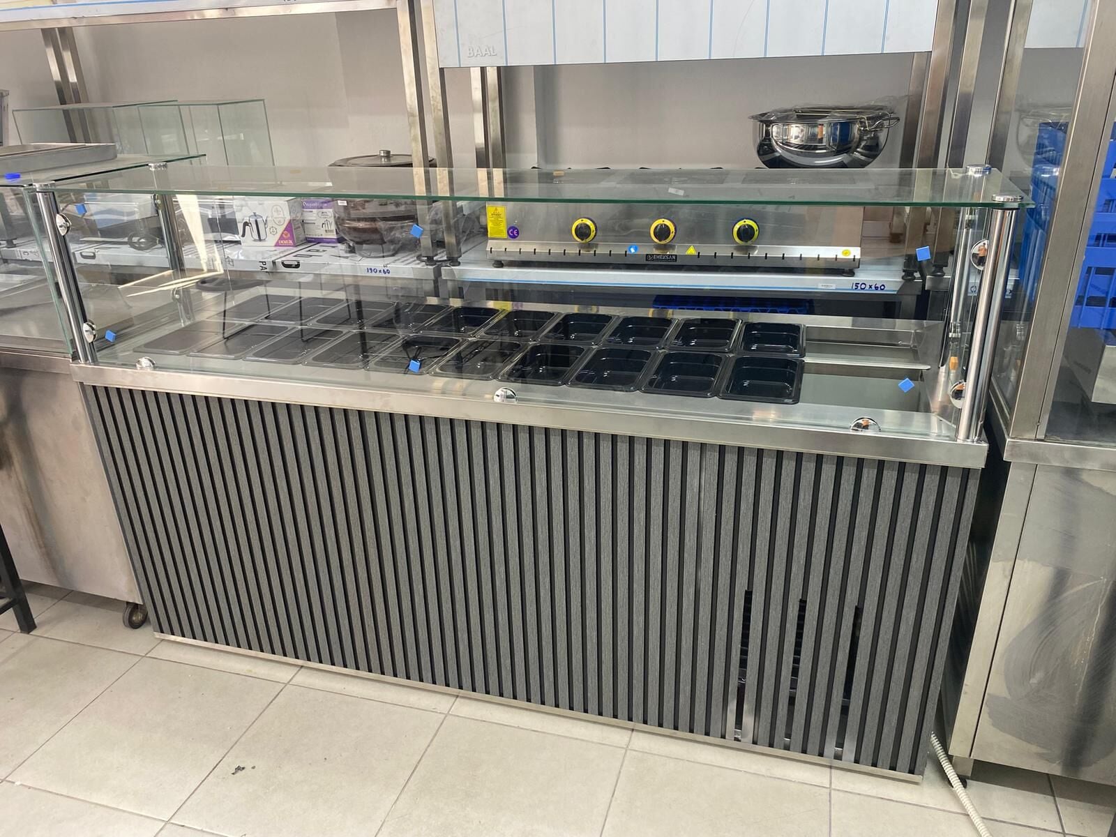 24 Gözlü Kumpir-Meze-Waffle Dolabı