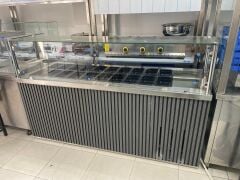 24 Gözlü Kumpir-Meze-Waffle Dolabı