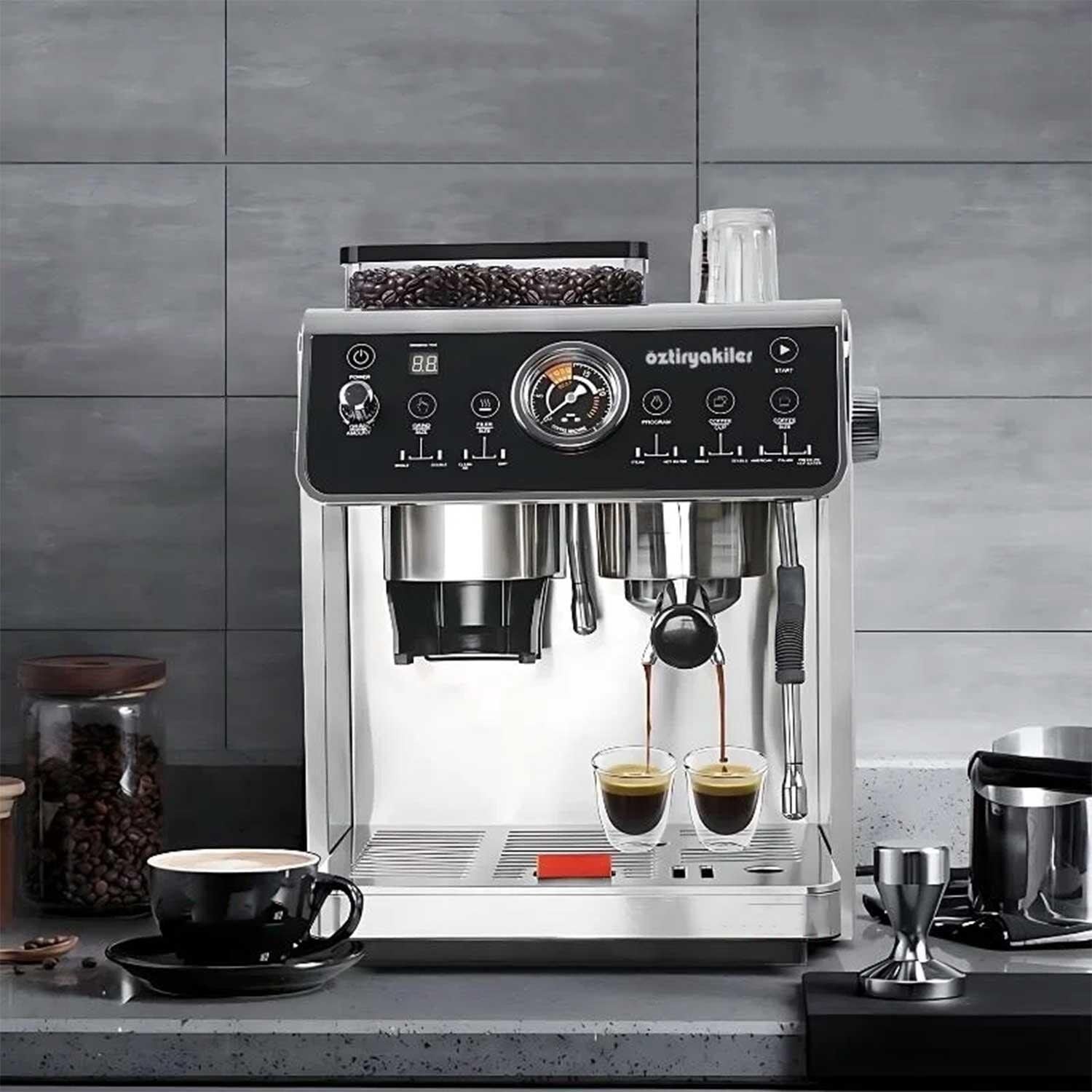 Öztiryakiler Mini Barista Espresso Kahve Makinesi, 1 Gruplu