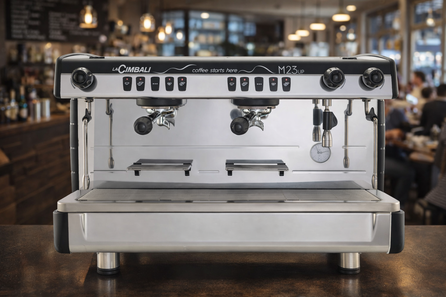 La Cimbali M23 Espresso Kahve Makinesi, 2 Gruplu, Tam Otomatik, Tall Cup, Yüksek Şase