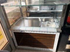 Pilav Tezgahı 2 Bölmeli – Endüstriyel Sıcak Yemek Servis Tezgahı