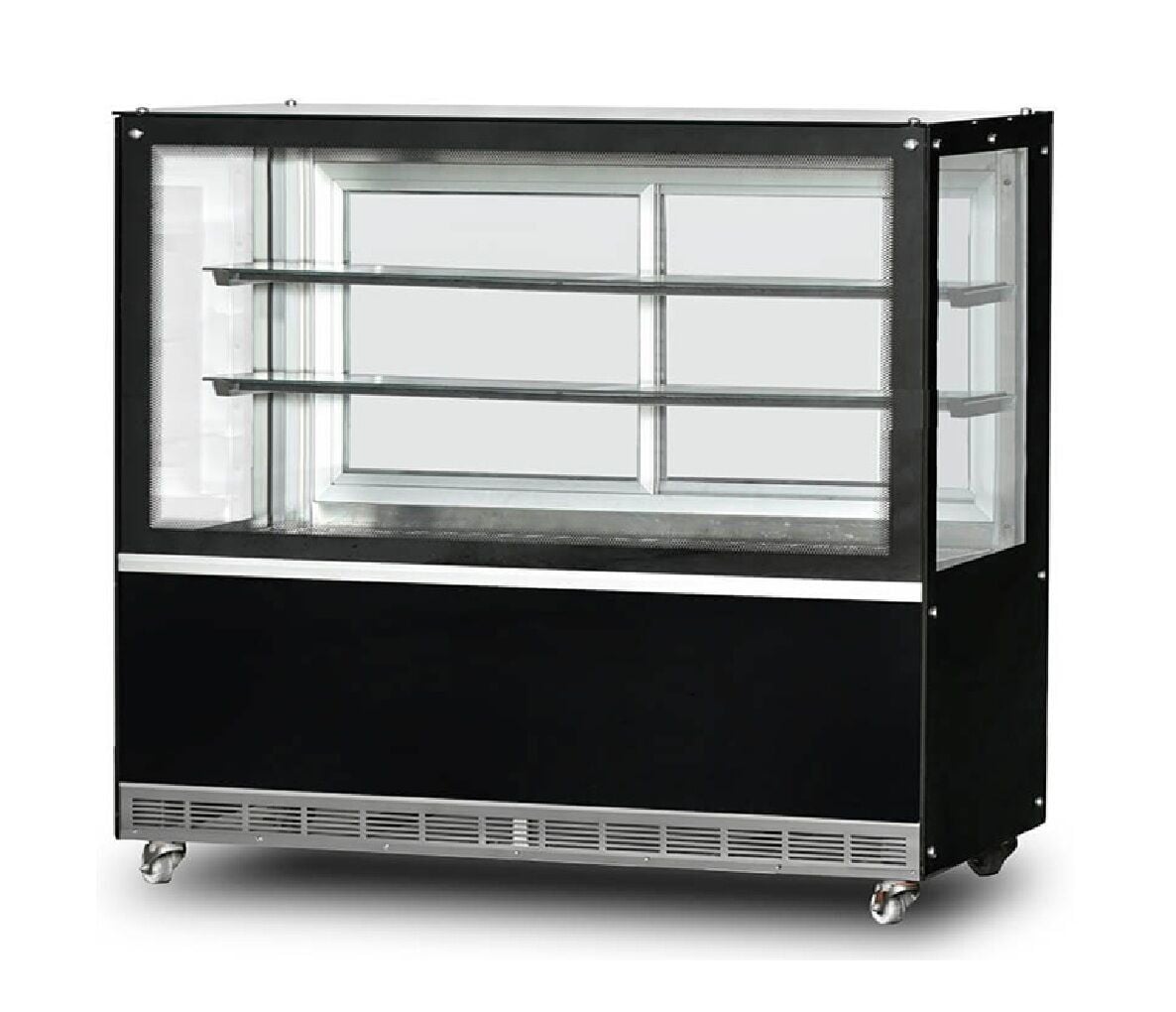 Dampak 130 cm Pasta Dolabı (Düz Cam)