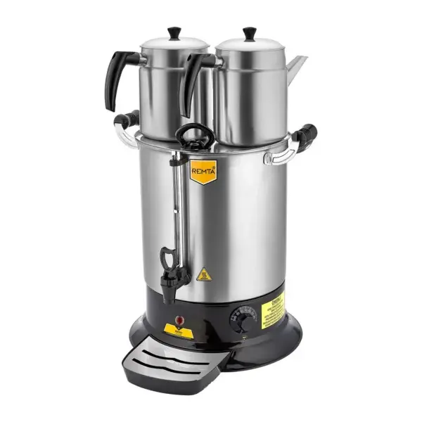 Remta PT14 17 Lt Çift Demlikli Platin Çay Makinesi