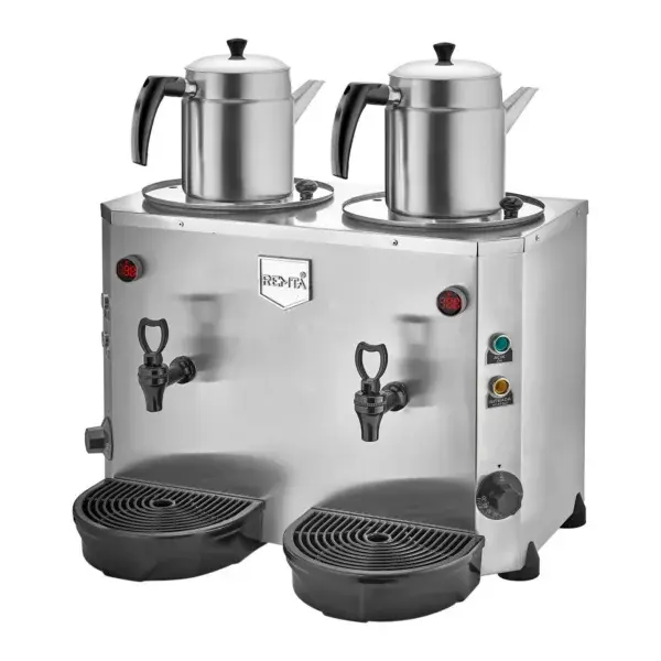 Remta DE15 9+9 Lt Mini Jumbo 2 Demlikli Çay Makinesi